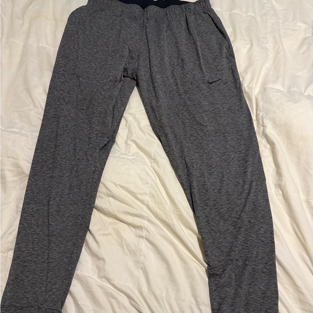 Nike Yoga Dri-FIT Heathered Gray Pants